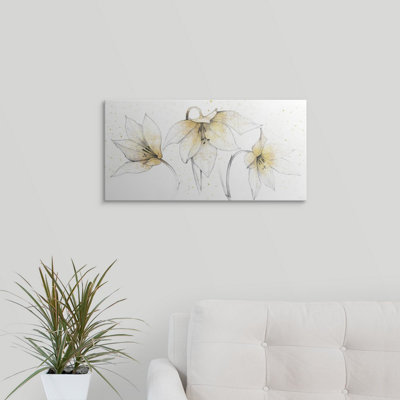 Aniel " Gilded Graphite Floral Trio " by Avery Tillmon