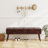 44" Wide Mid-Century Modern Tufted Faux Leather Bedroom Bench Upholstered Wood Entryway Bench-65809197