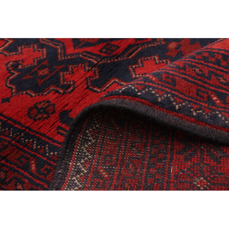 Tapis de zone en laine 5 pi x 6 pi 6 po à la main one-of-kind-noué la 2010 esari turque Allaina