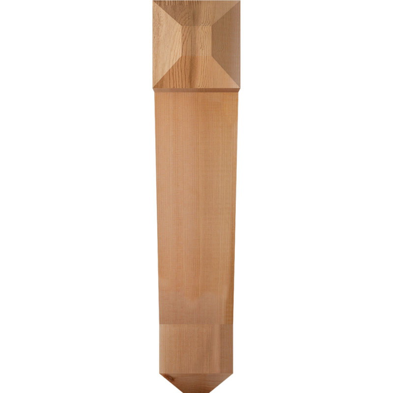 Support pour artisan traditionnel, Cèdre rouge de l'Ouest (lisse), H 20 po x l 4 po x P 16 po