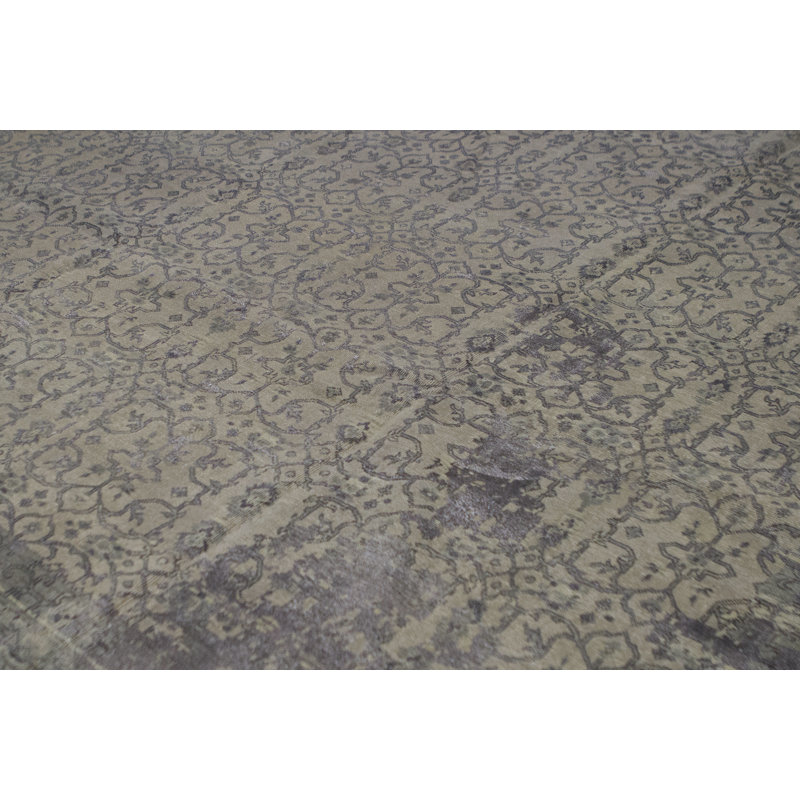 Kendale Oriental Area Rug in Gray/Beige