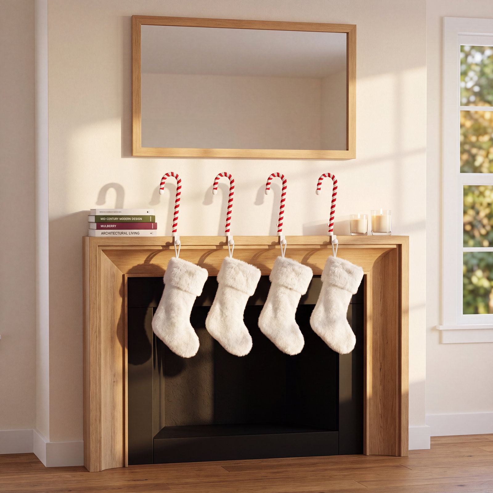 The Holiday Aisle® Stocking Holder, 9" H x 0.5" W x 3.5" D
