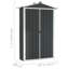Tubac Garden Shed Galvanised Steel Outdoor Tool Storage Shed-1355963236