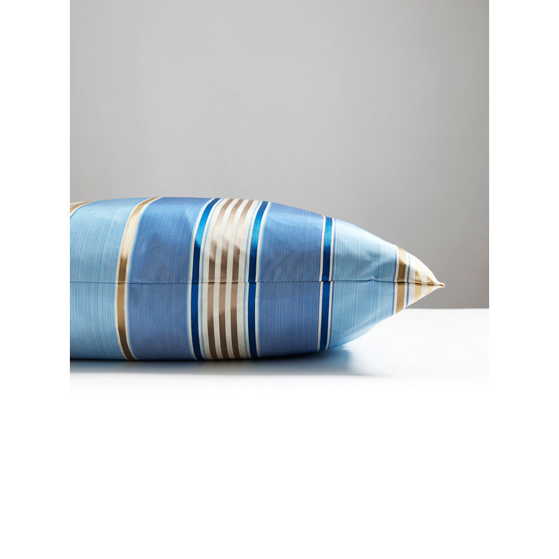Charlotte Silk Square Pillow Cover & Insert, Marine