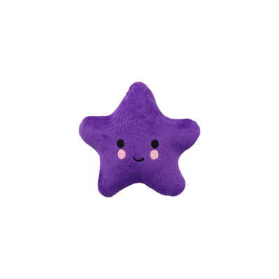 Polyester pets toy Plushs Star Squeaky Dog Toy For Aggressive Chewers Lasting Soft Toy With Squeaker For Small Medium Dogs Machinery Washable Pet Toy For Indoor Playing