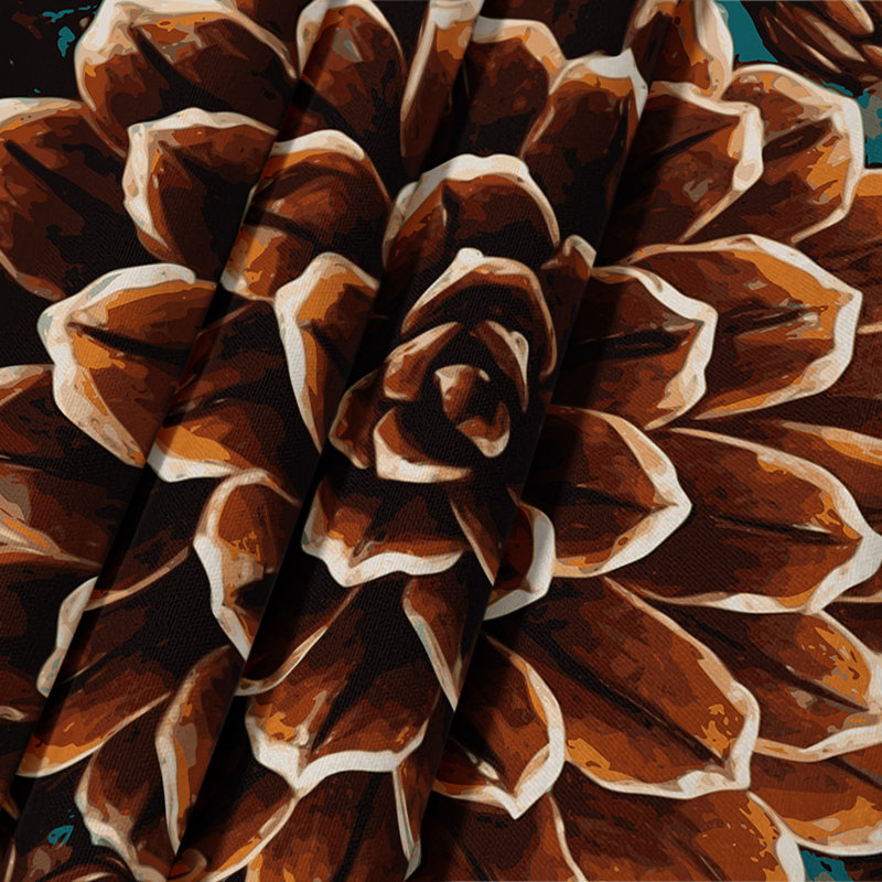 Tapisserie murale Southwestern Plants Pinecone 182, 26 po x 36 po
