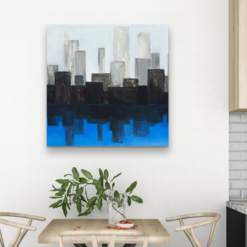 city - 32"x32" art on canvas