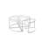 Auob Extendable Glass Solid Coffee Table