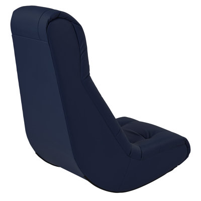 Chaise berçante touffetée