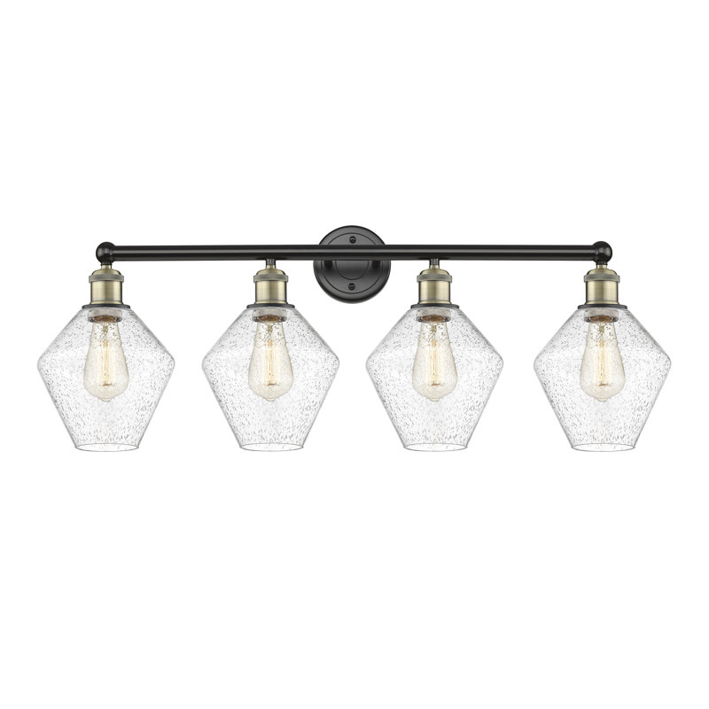 Amylea 4 - Light Dimmable Vanity Light, Black Antique Brass