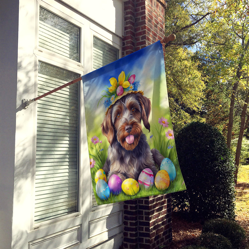 Easter Egg Hunt Double Sided 40'' H x 28'' W Polyester Easter House Flag