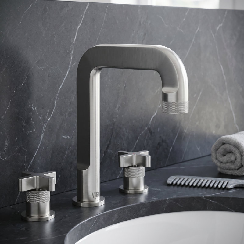 Robinet pour salle de bain Wythe, Nickel brossé