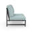 Oltjana Sectional Armless Middle Outdoor Patio Chair With Sunbrella Cushions-124072326