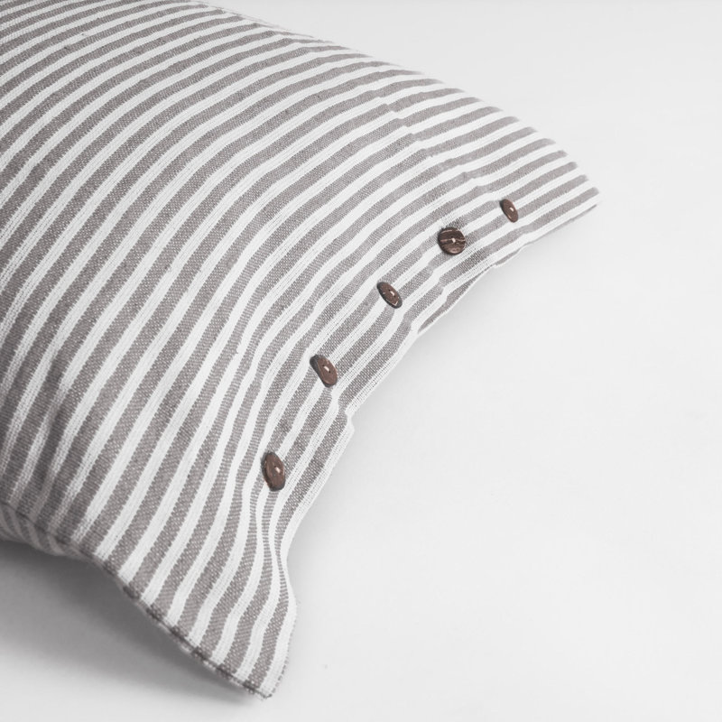 Housse de couette BRAYDEN GREY STRIES, Queen, Queen Duvet Cover