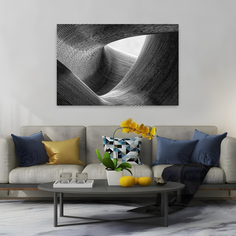 Art contemporain, art contemporain abstrait, H 40 po x l 60 po