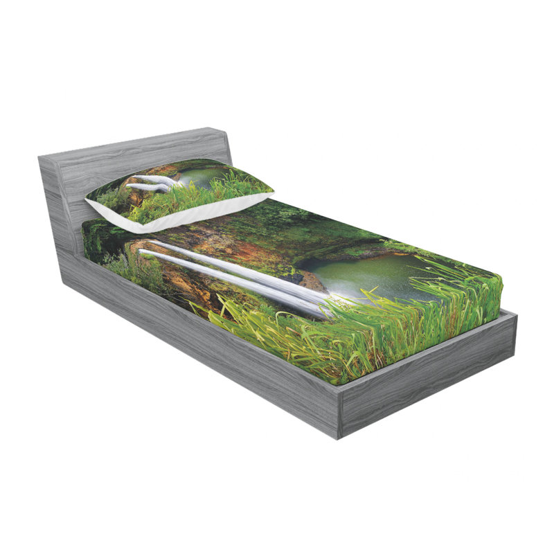 Ensemble de draps Hawai, Ensemble de draps pour lit simple avec drap-housse
