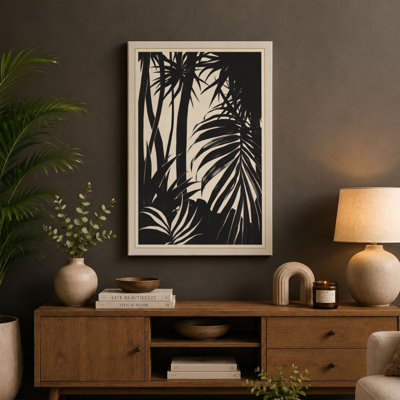 Jungle Fronds Botanical - Wrapped Canvas