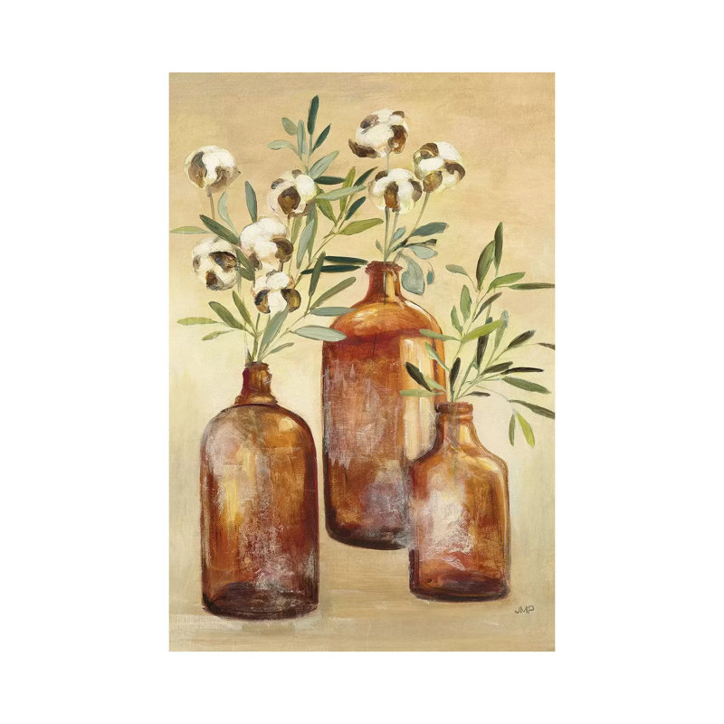 Cotton Still Life III by Julia Purinton - Wrapped Canvas Gallery-Wrapped Canvas Giclée, 66.04 cm H x 45.72 cm W