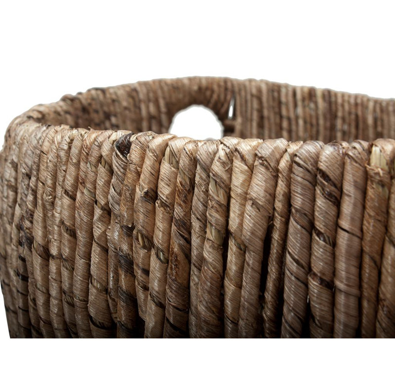 Panier de rangement en osier et jardinière d'intérieur