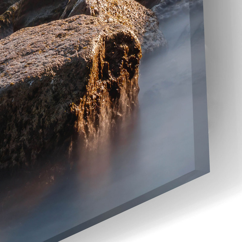  «Chicago On The Rocks» par Epic Portfolio, art mural en verre acrylique, 24 po x 16 po, H 16 po x l 24 po