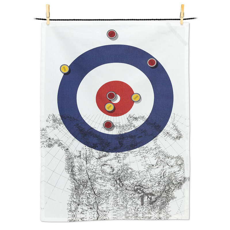 Torchon Curling House et Canada Map
