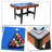 Modern and easy to use multifunctional game table with billiard table and table tennis, hockey table with metal legs for home, lounge, recreation room