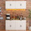 Armoire de garage fendue avec tiroir