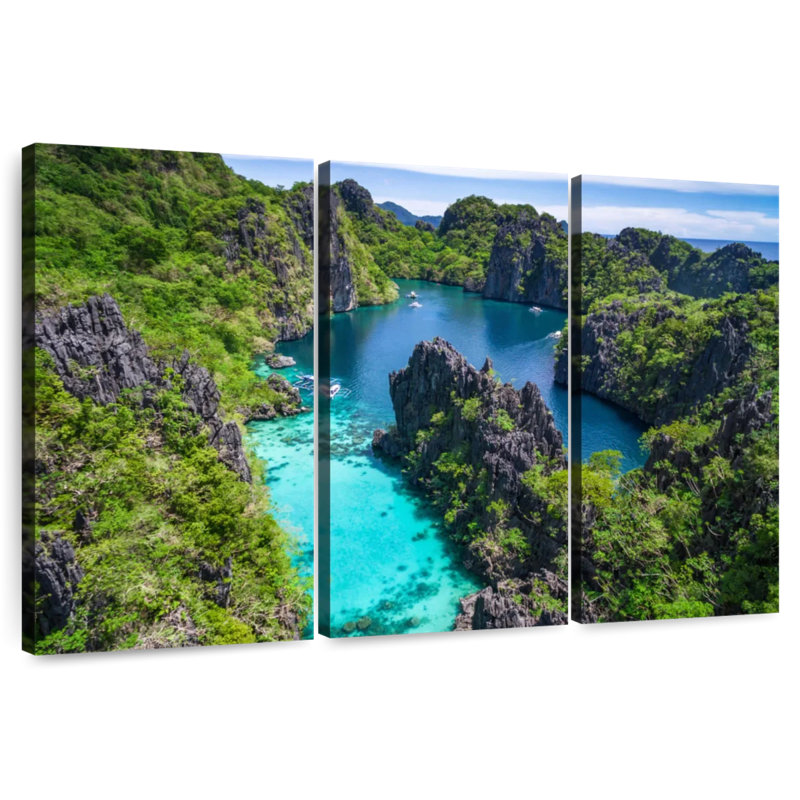 Falaises de Gillard El Nido, H 28 po x l 45 po