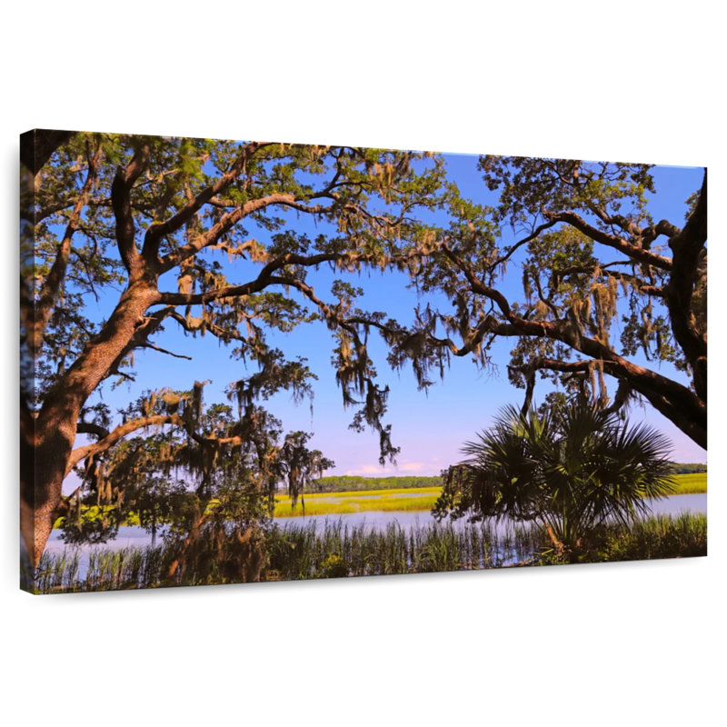 Lowcountry Marsh Oak Trees, 30" H x 45" W
