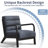Zoned Design Upholstered Accent Chair Solid Wood Armchair-841679467