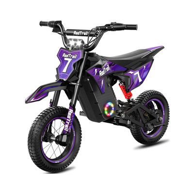 DEARAUTO 36V Electric Dirt Bike for Kids, Peak 700W Kids Electric Dirt Bike, 3 Speed Modes, Max 15.5 MPH, 13.7 Miles Long Range, 3 Headlight Modes, Gift for Boys Girls Aged 4-10Y