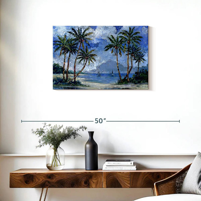 Gillard Impressions Of Palms II, H 20 po x l 30 po