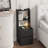 Modern Night Stand with Bookshelf-109324384
