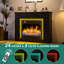 Balconera 100 cm W Electric Fireplace with 6824 BTU, Remote Included-134172284