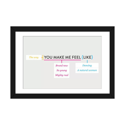 « you make me like » par stephen, reproduction d’impression sur toile tendue