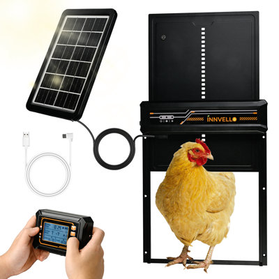 Automatic Chicken Coop Door With Remote Control & Alarm Function