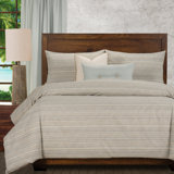 Ensemble de housse de couette et insert bleu en microfibre