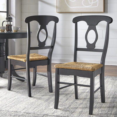 Chaise d'appoint en bois massif Narendra
