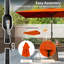 295cm Tilt Market Parasol-806173872