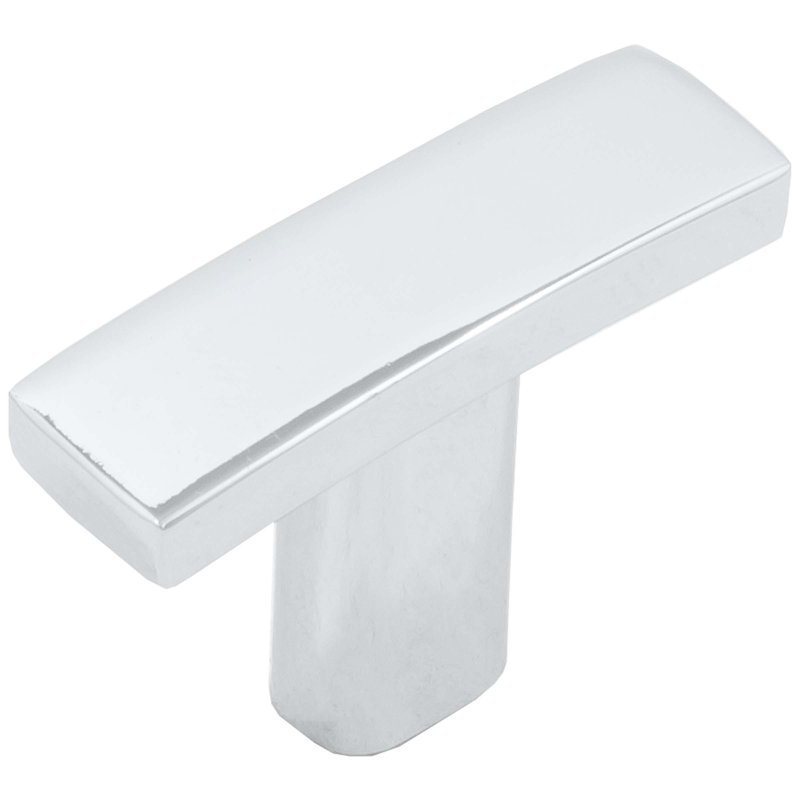 Bouton d'armoire Douglas, 38 millimètres par quincaillerie Stone Harbor, Chrome poli