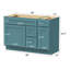 Base de meuble-lavabo simple 48 po seulement-94887155