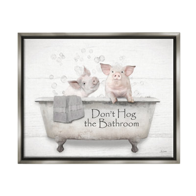 " Hog Bathroom Pigs "
