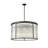 Izabela 9 - Light Steel Dimmable Drum Chandelier-1928070653