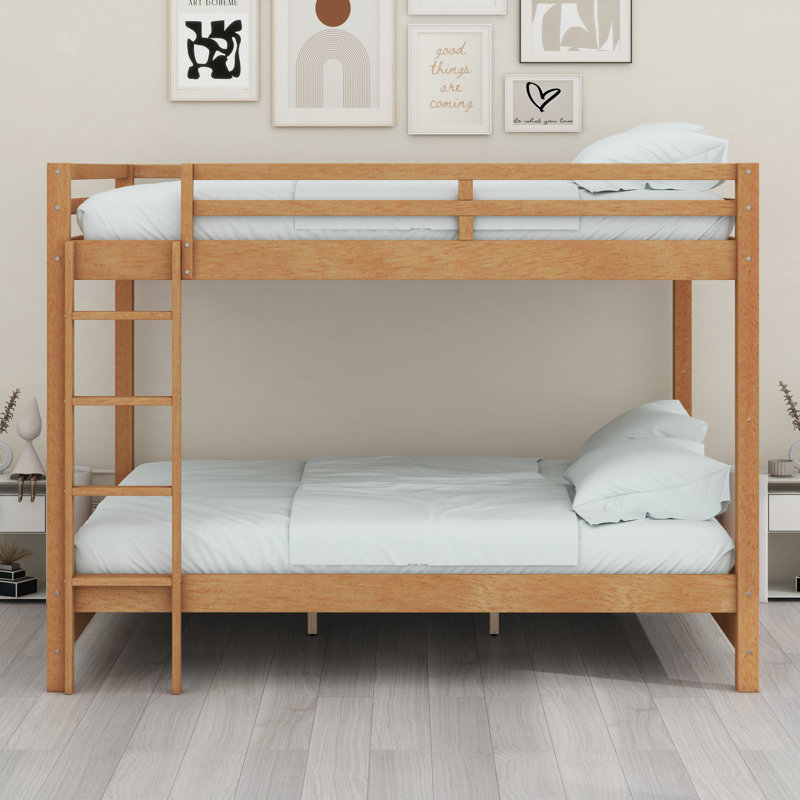 Lit superposé en bois avec échelle, Bois