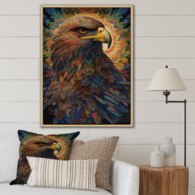 " Majestic Eagle Gaze Illustration I "