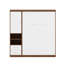 Lit escamotable double avec armoire-1435819067