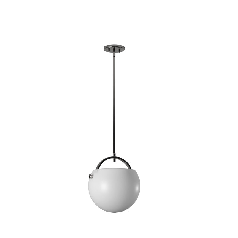Single 1 - Light Single Pendant, Satin Nickel