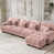 Rose + 4 sièges + 1 fauteuil