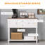 Buffet 2 tiroirs 39,4 po de largeur