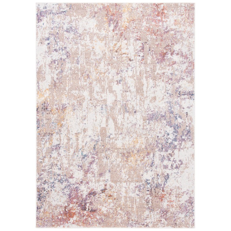 Camdyn Performance Abstract Rug, Rectangle 5'5" x 7'7"
